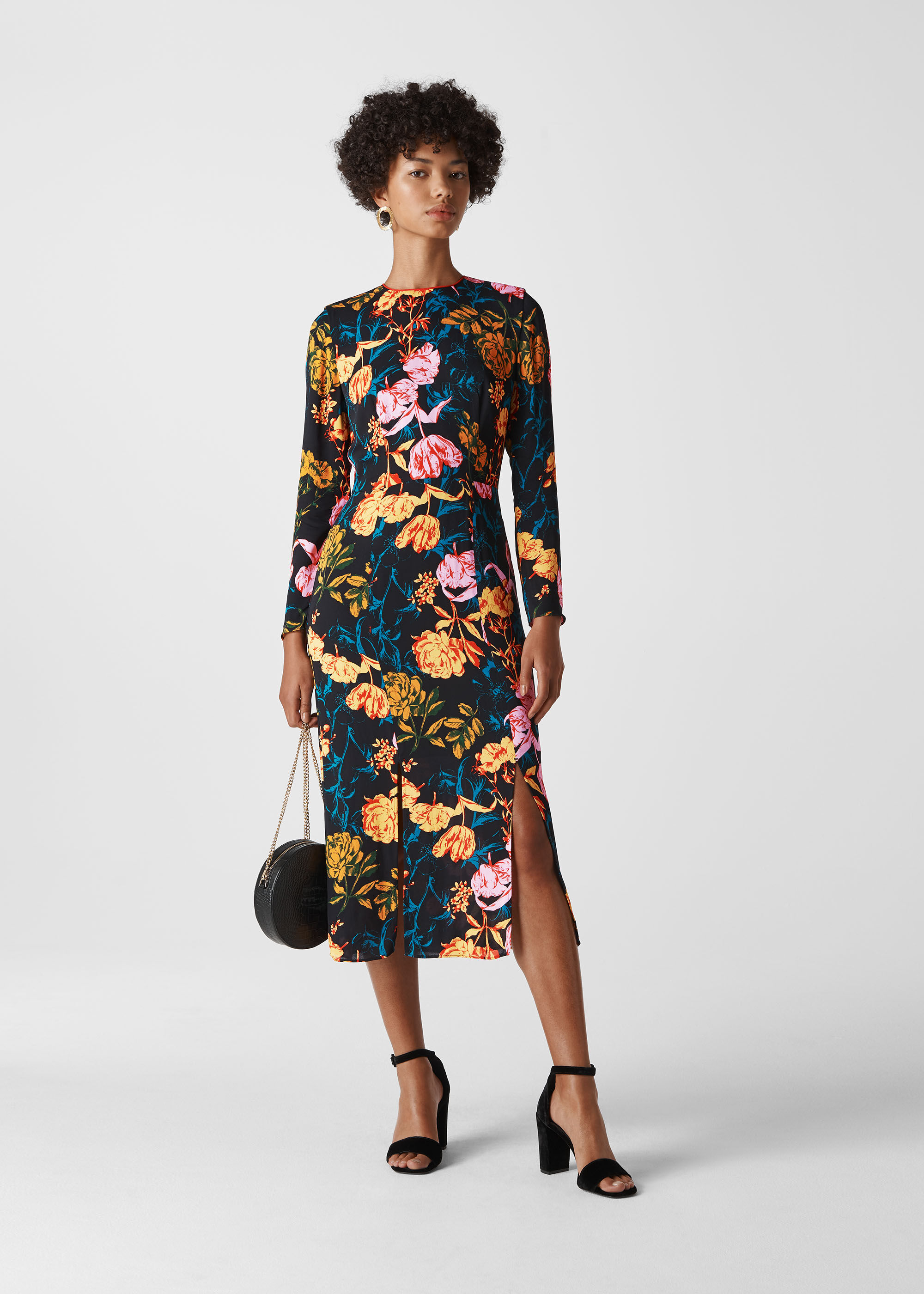 whistles bali print maxi dress