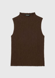 Textured Sleeveless Top