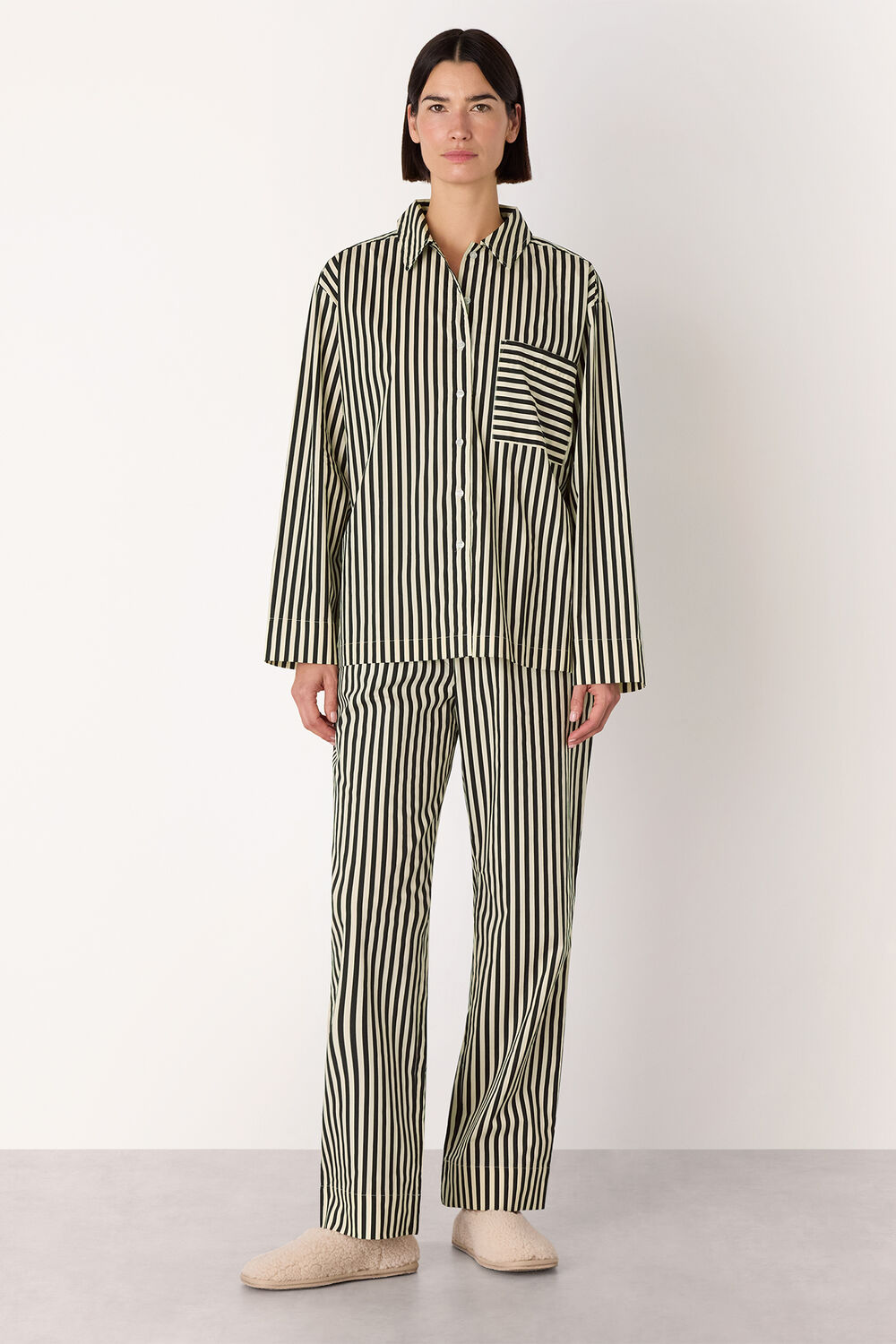 Cotton Stripe Pyjama Bottom