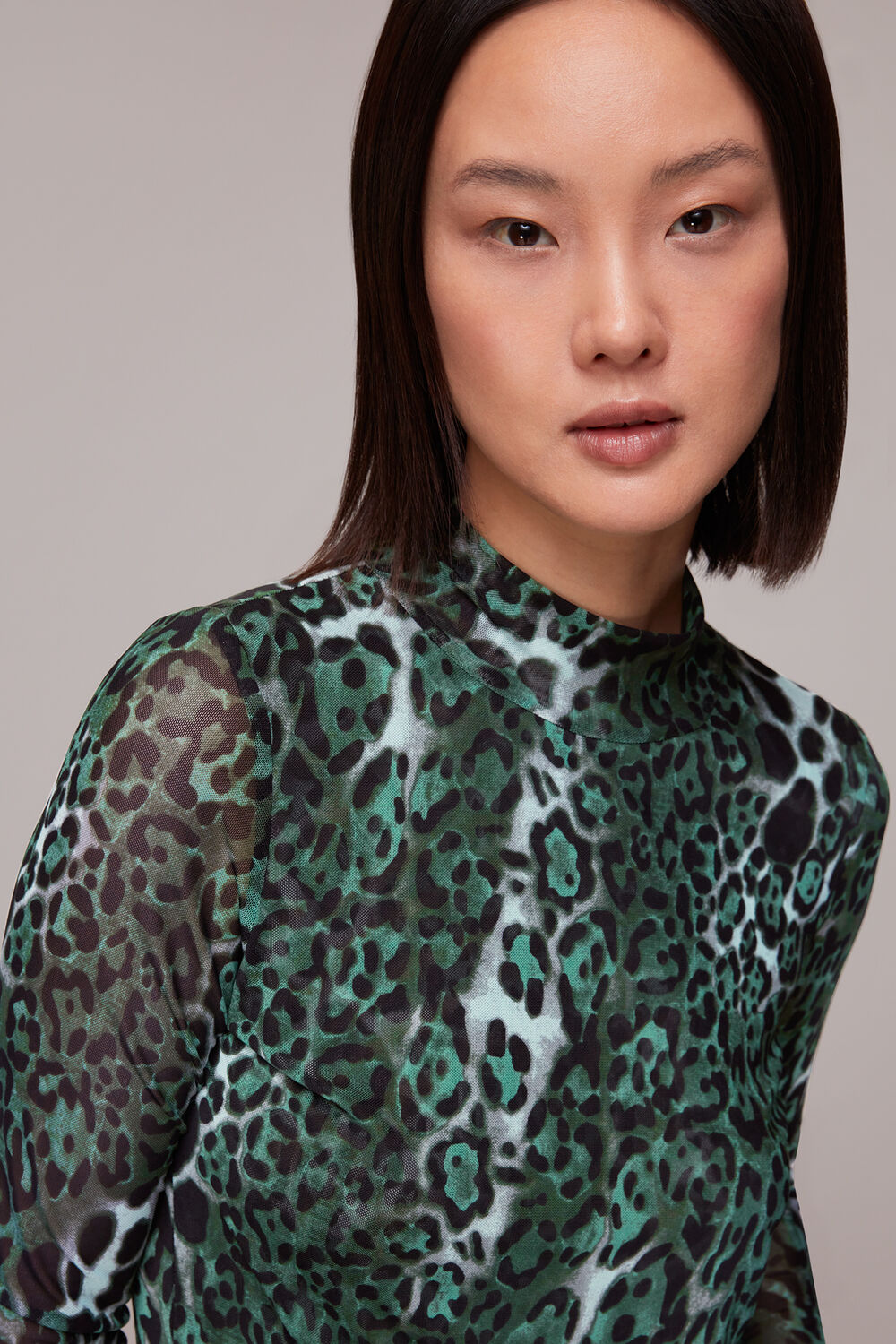Night Cat Mesh Top