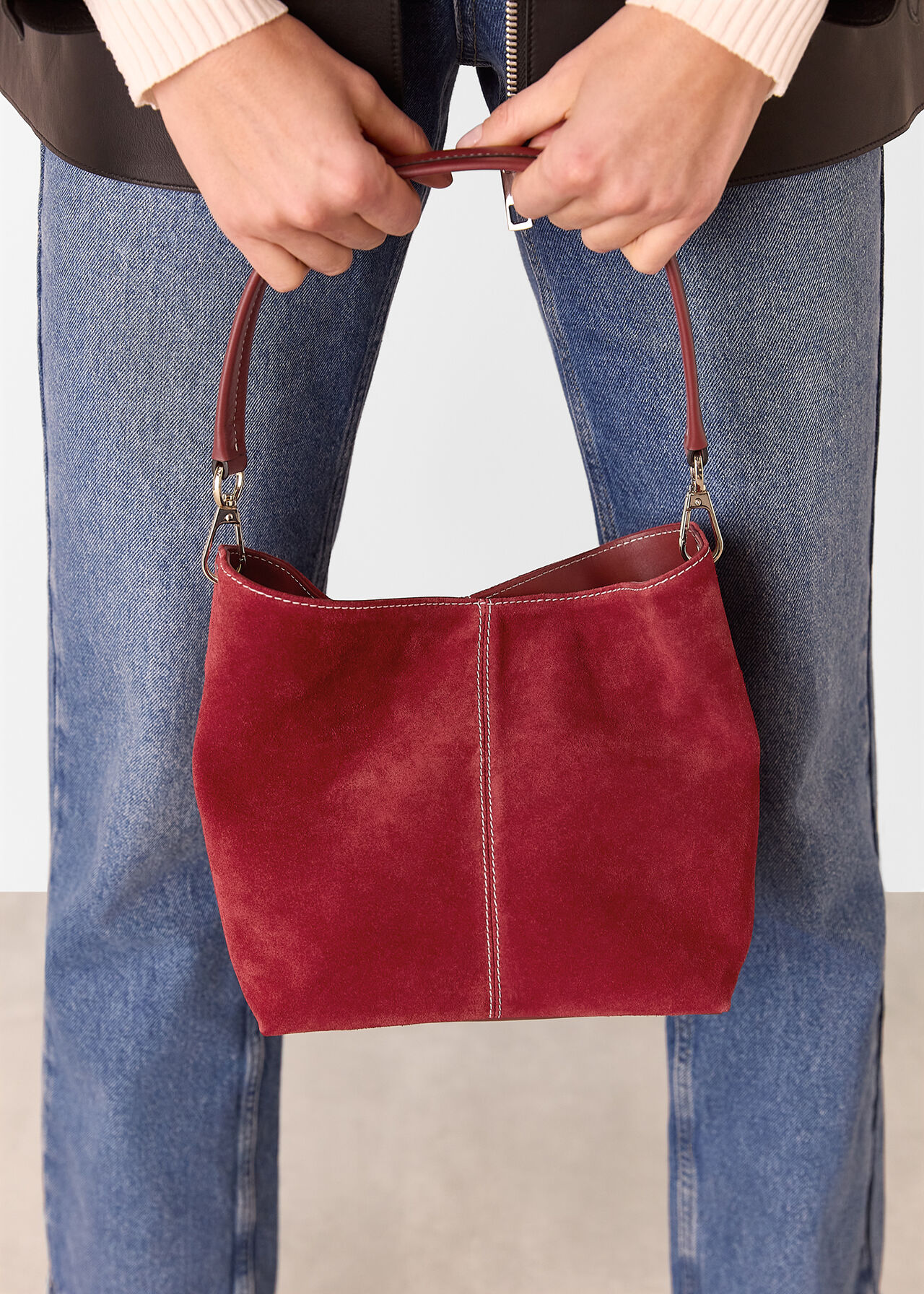 Raya Suede Small Bag