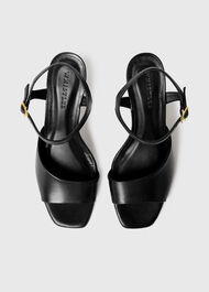 Asymmetric High Heeled Sandal