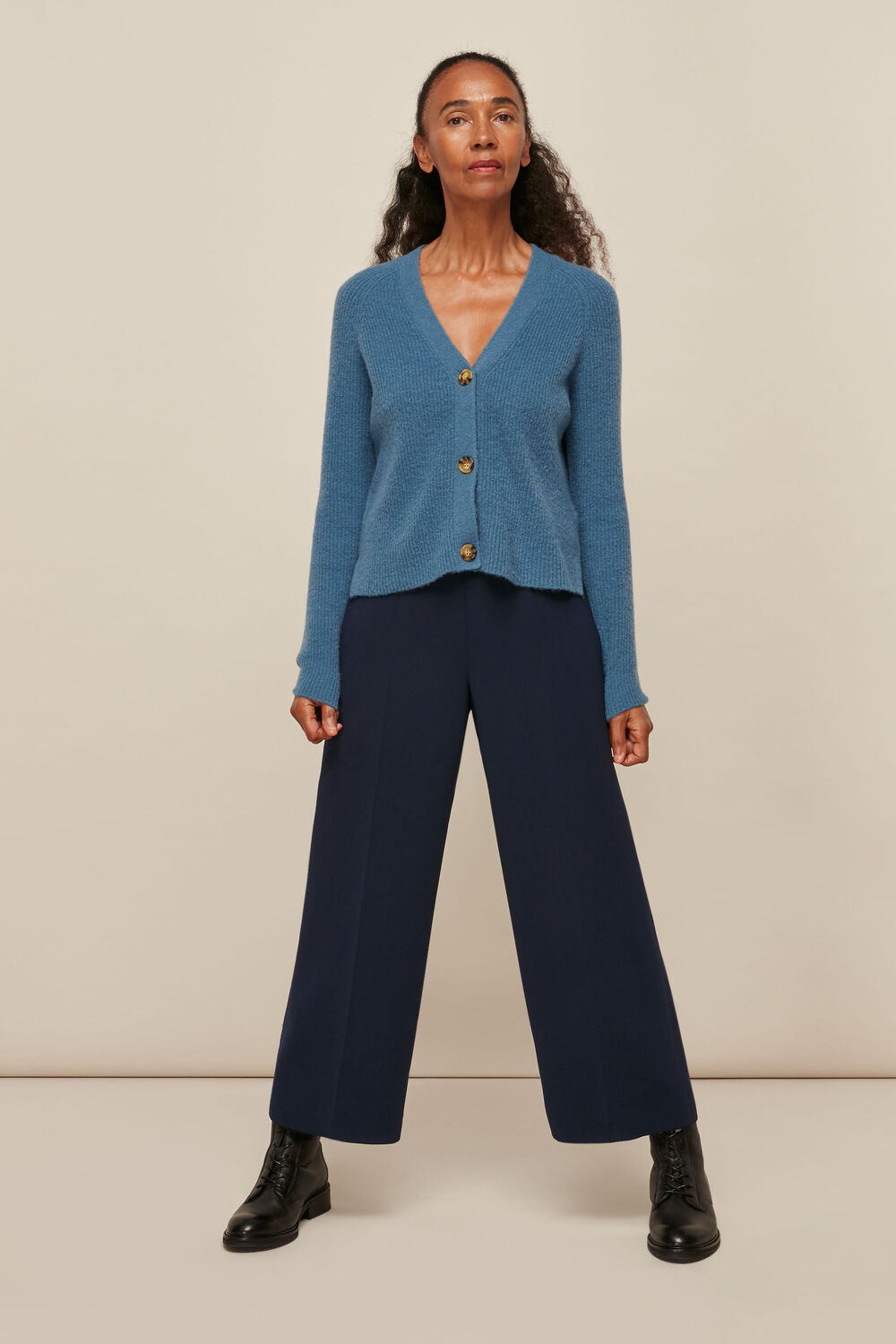 Wide Leg Crop Trouser