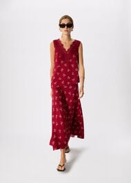 Floral Lace Trim Top