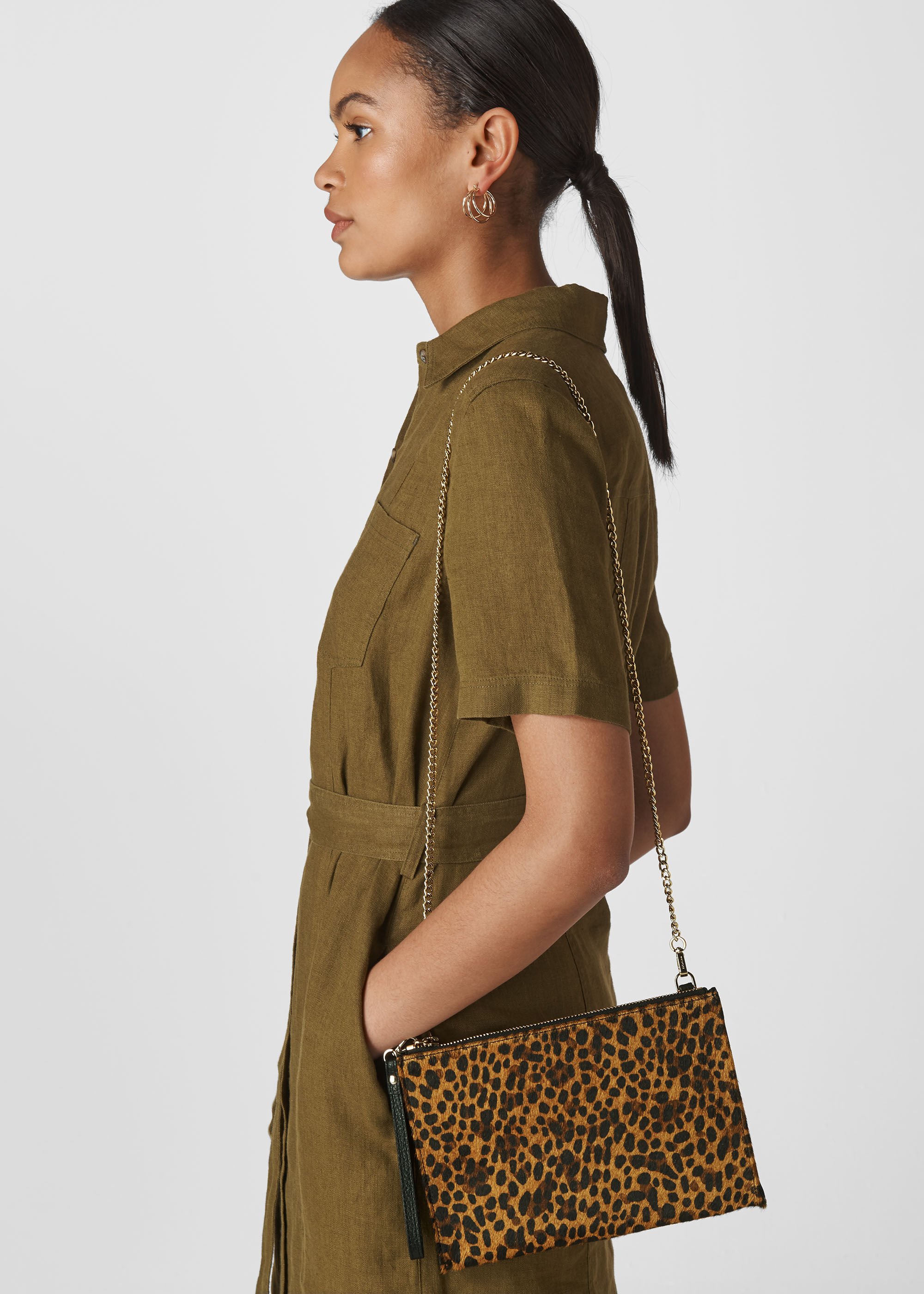 Whistles leopard print bag outlet