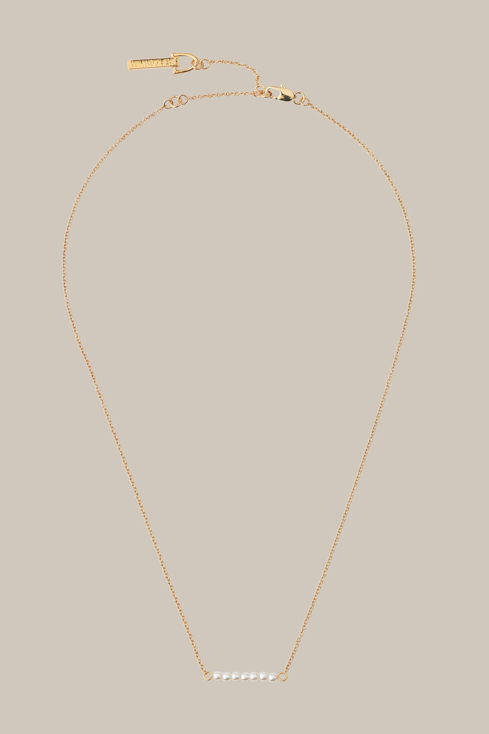 Pearl Bar Necklace