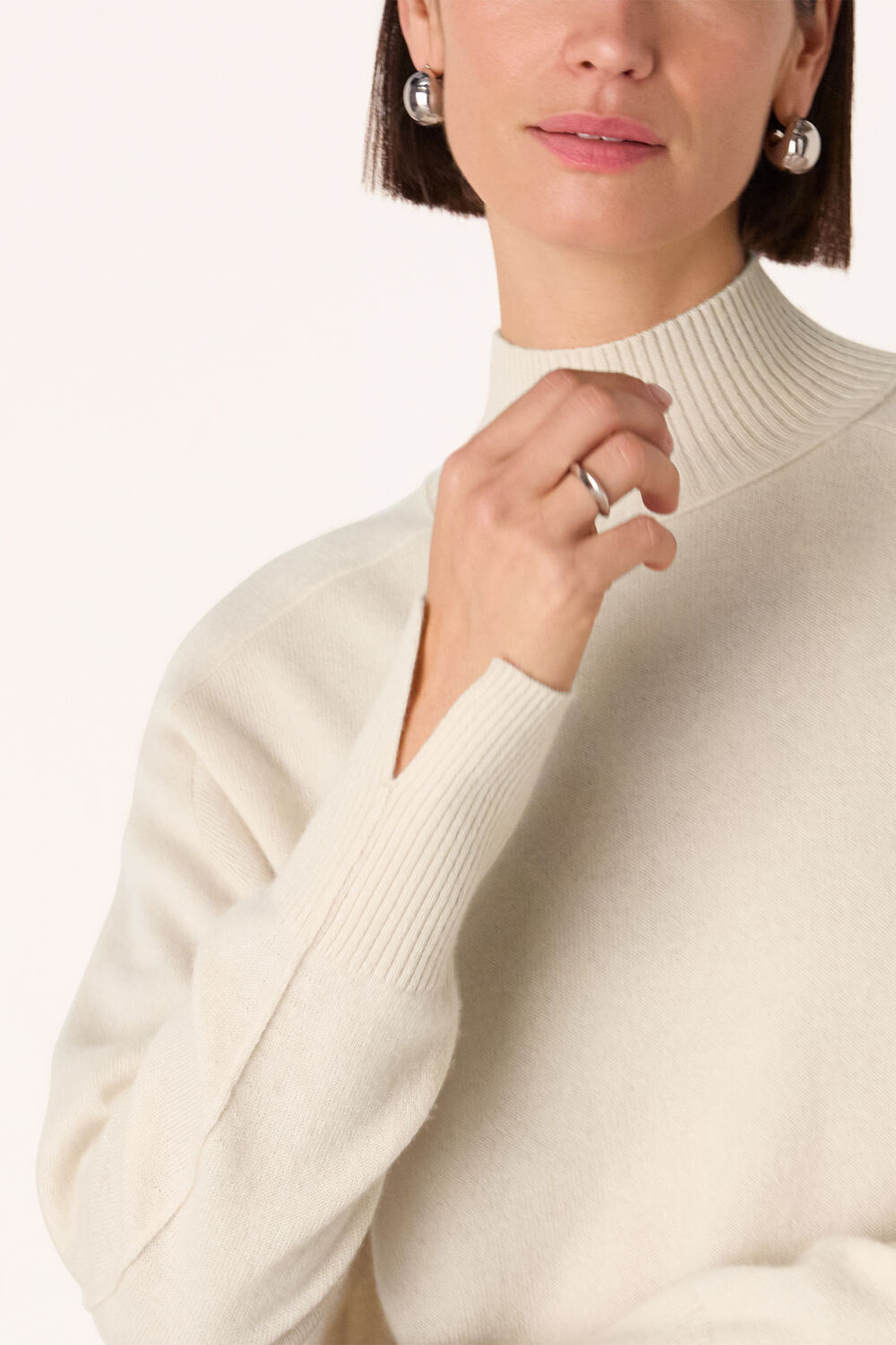 Cashmere Funnel Neck