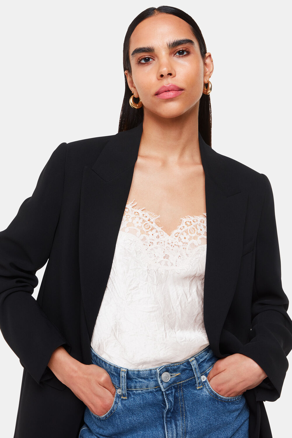 Lace Trim Cami Top