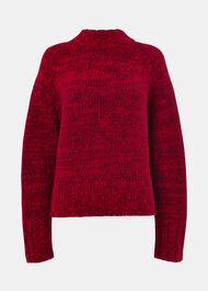 Chunky Wool Fleck Knit