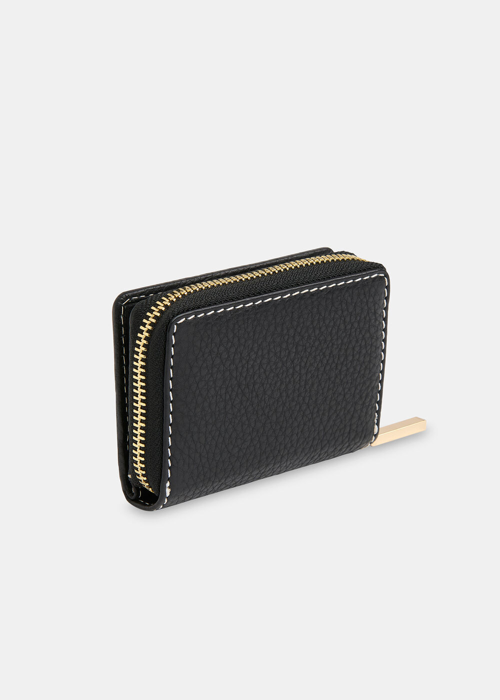 Koa Contrast Stitch Purse