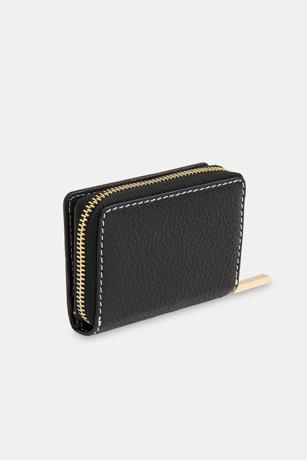 Koa Contrast Stitch Purse