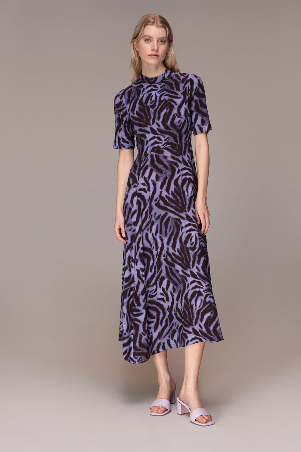 Woodland Tiger Midi Dress