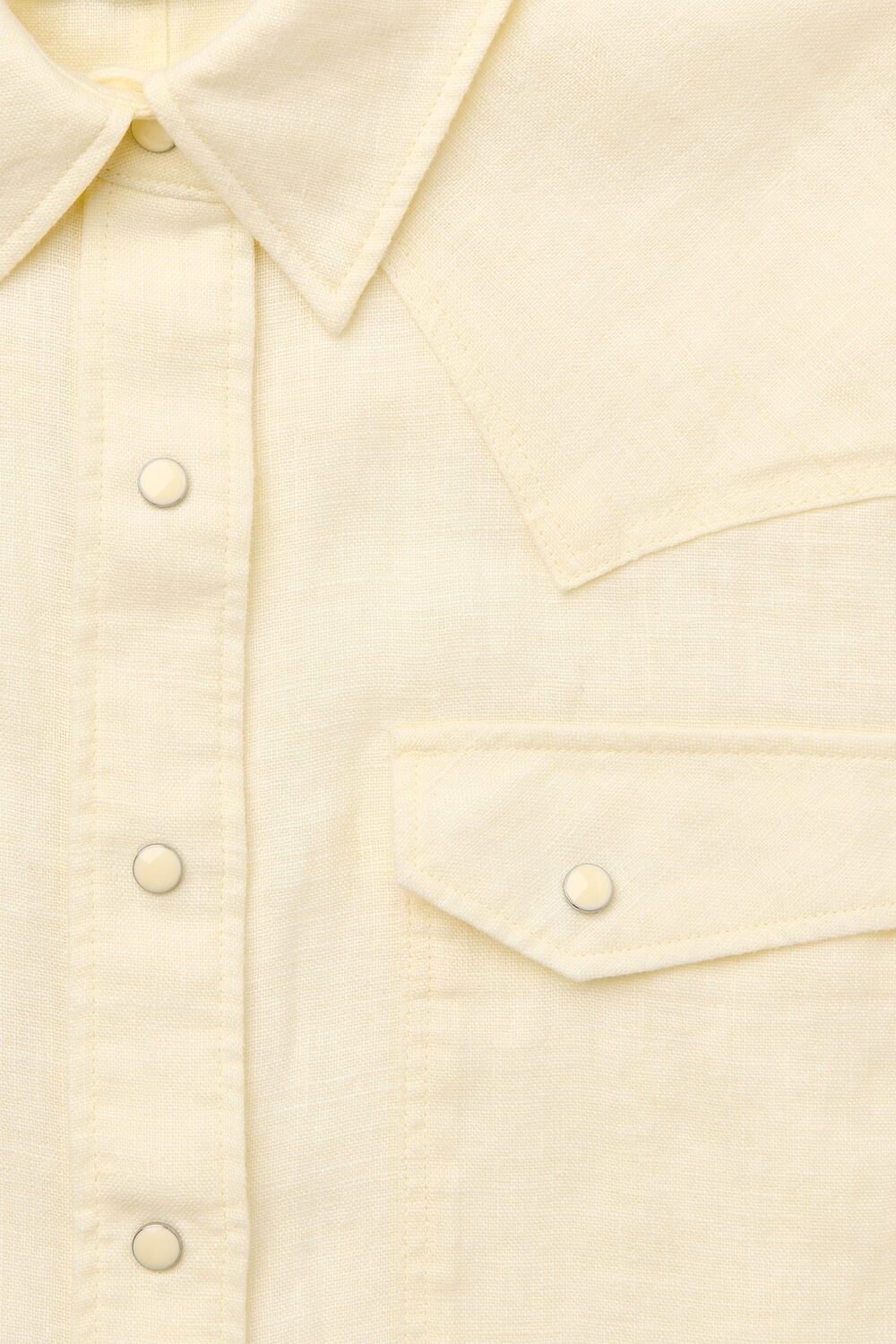 Linen Western Detail Shirt