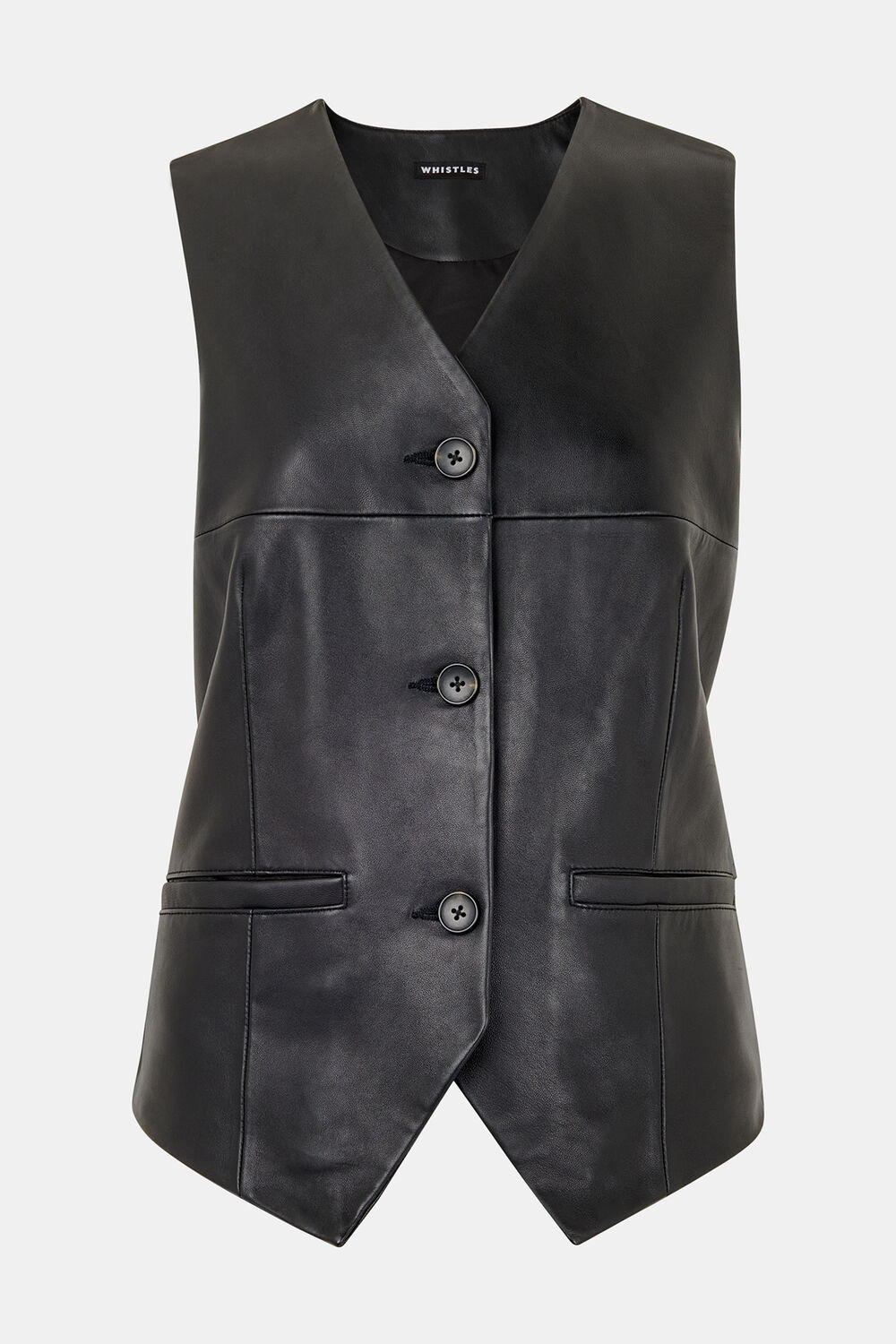 Catrin Leather Waistcoat