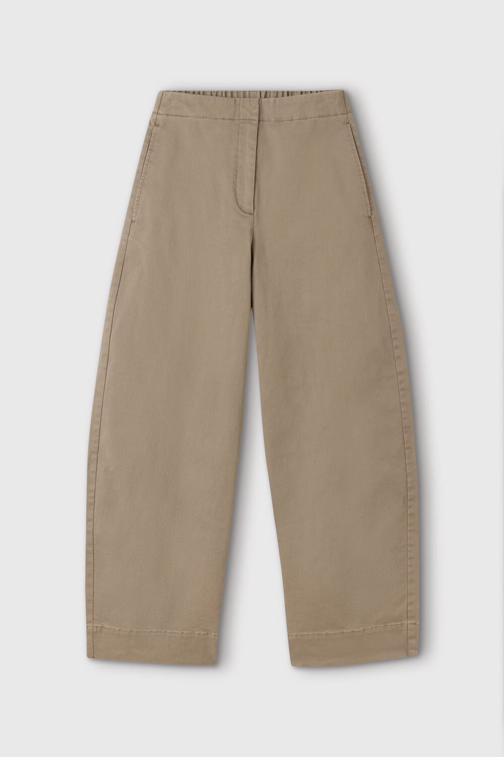 Clean Cotton Barrel Trouser