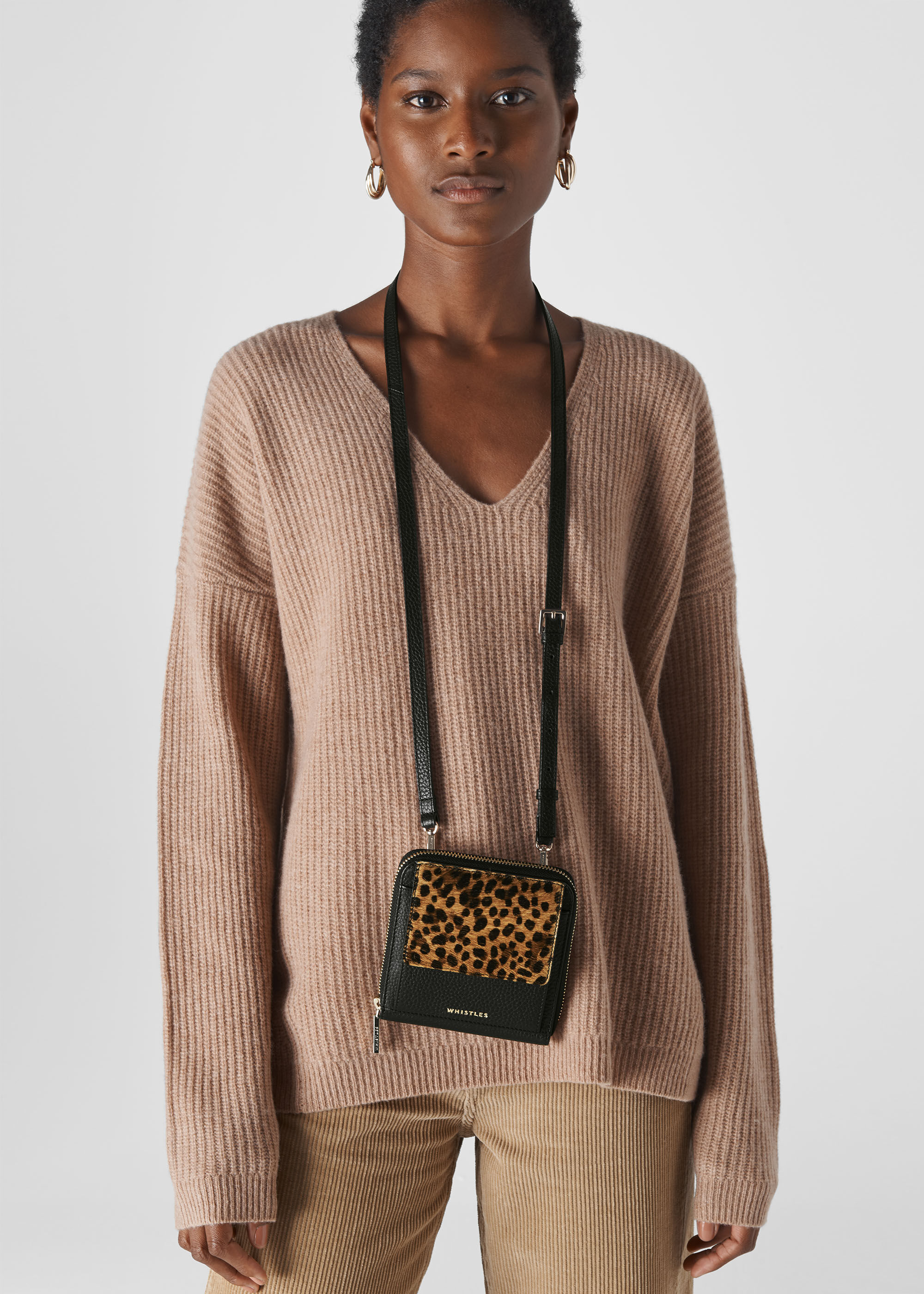 Leopard Print Orton Multi Way Purse WHISTLES