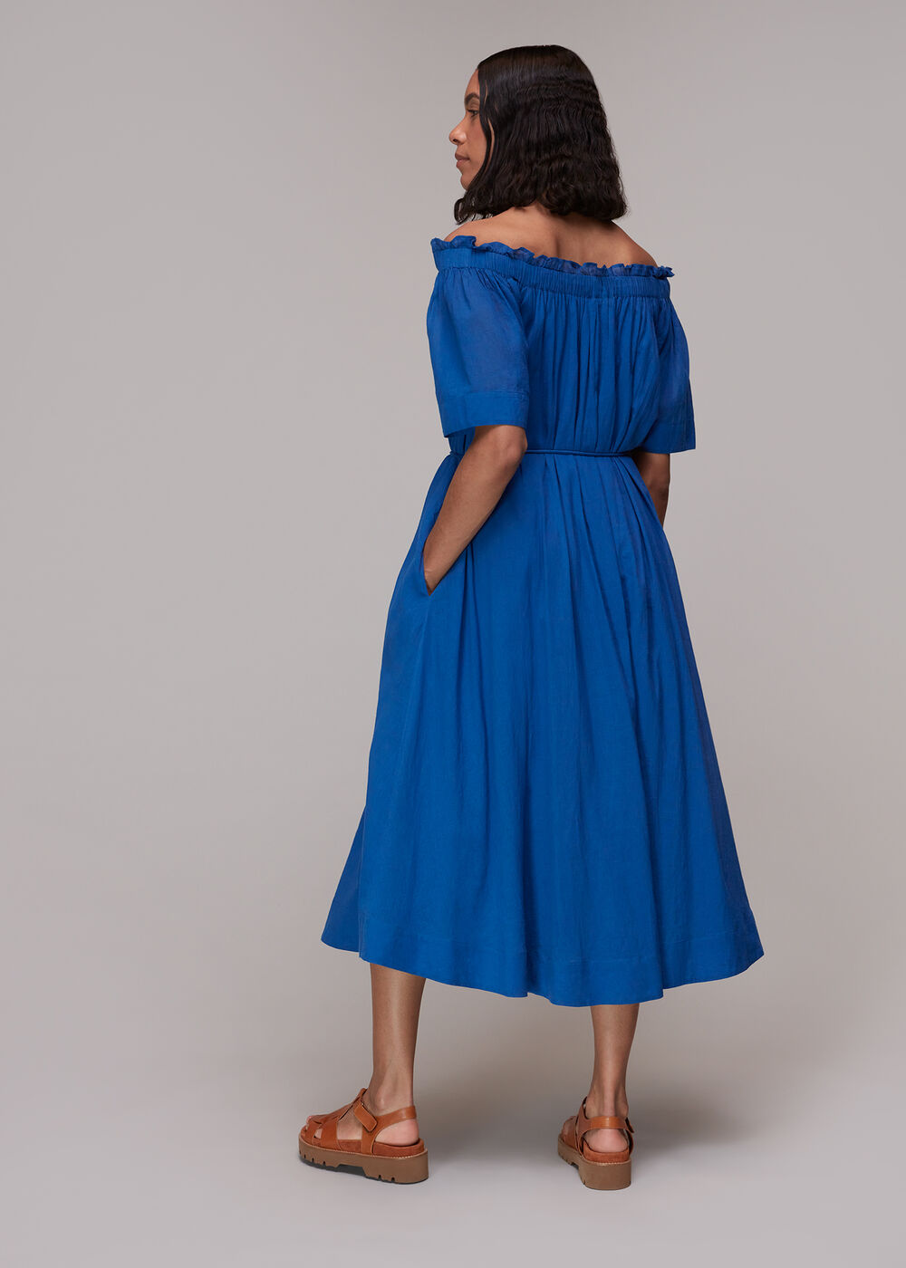 Bardot Trapeze Midi Dress