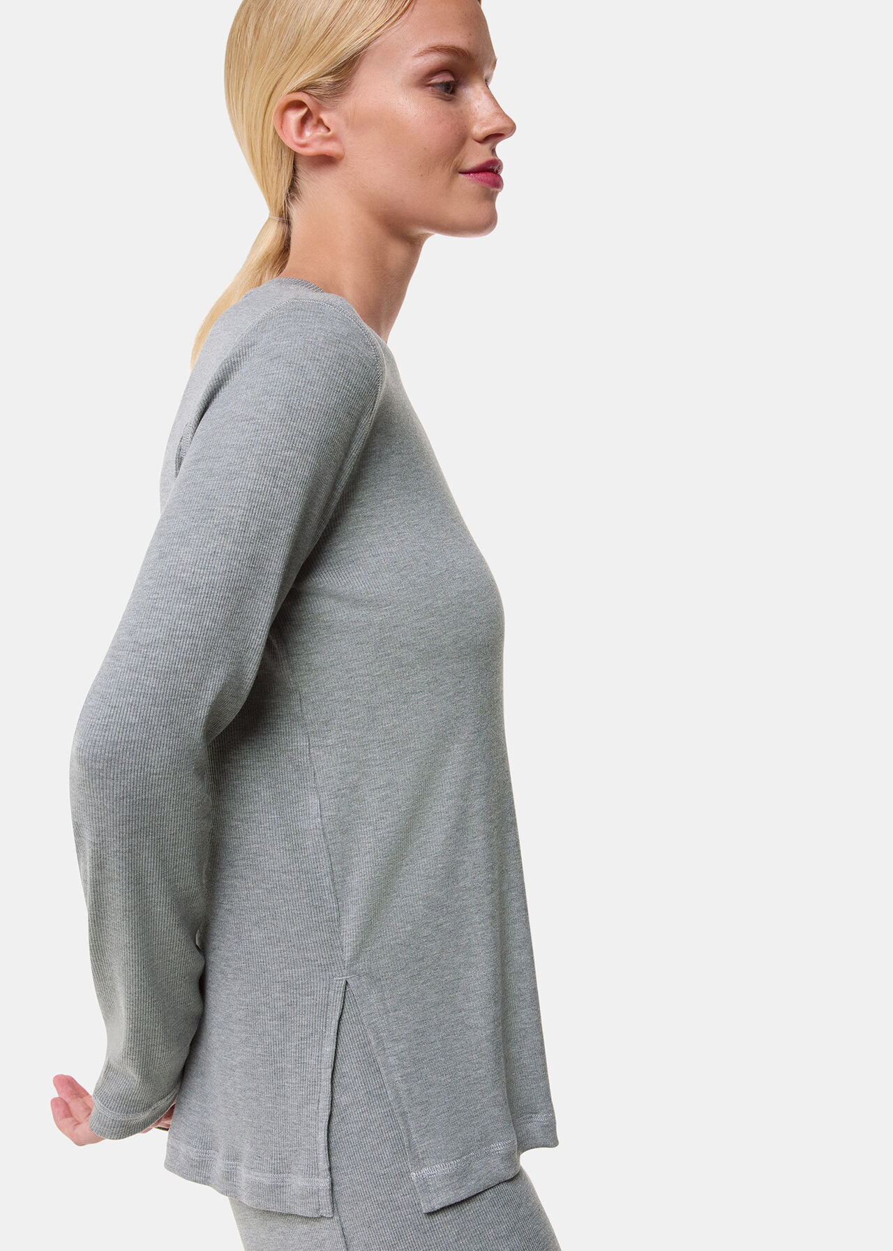 Rib Jersey Pyjama Top