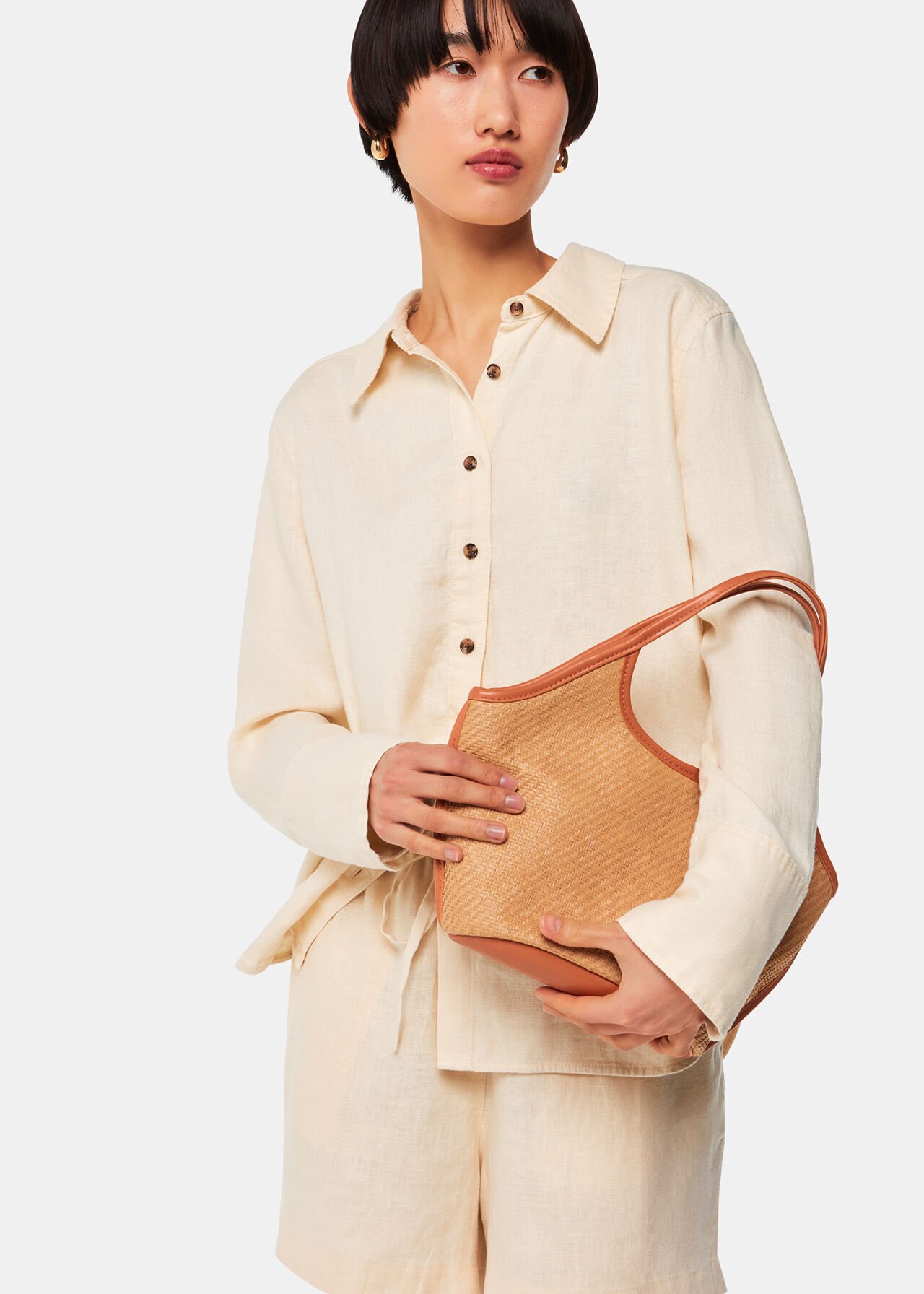 Linen Elasticated Short