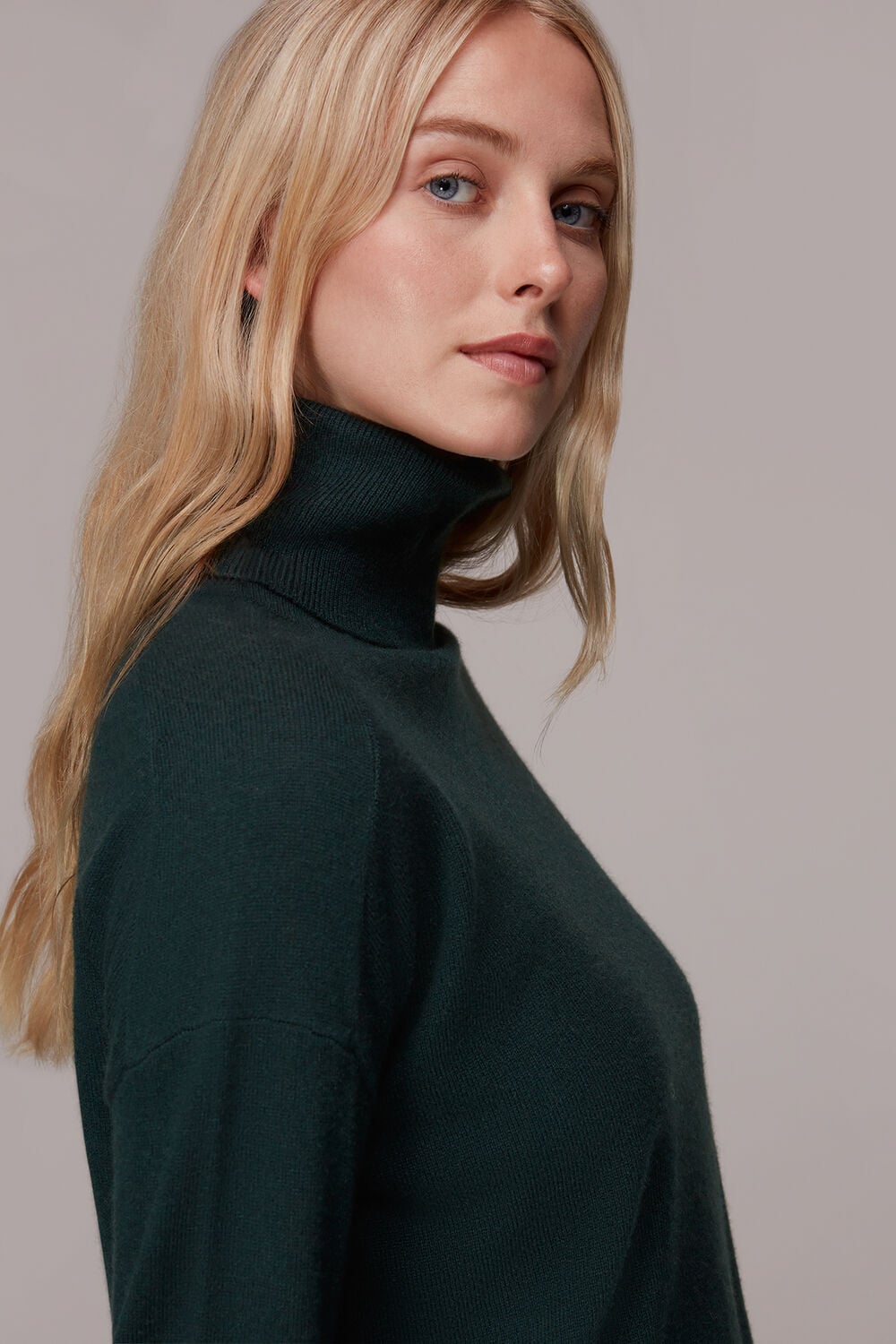Cashmere Roll Neck Knit