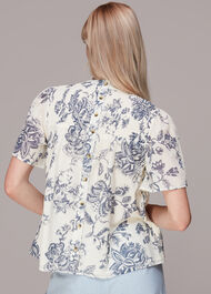 Contemporary Floral Blouse