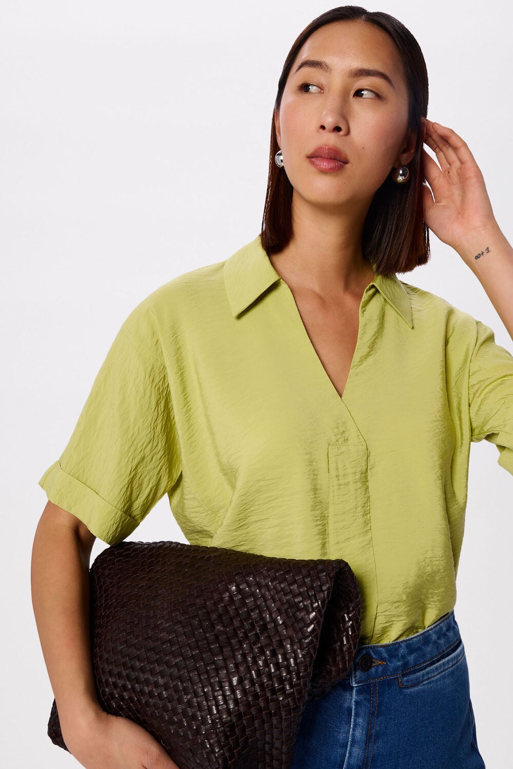 Pale Green Sasha Relaxed Shirt