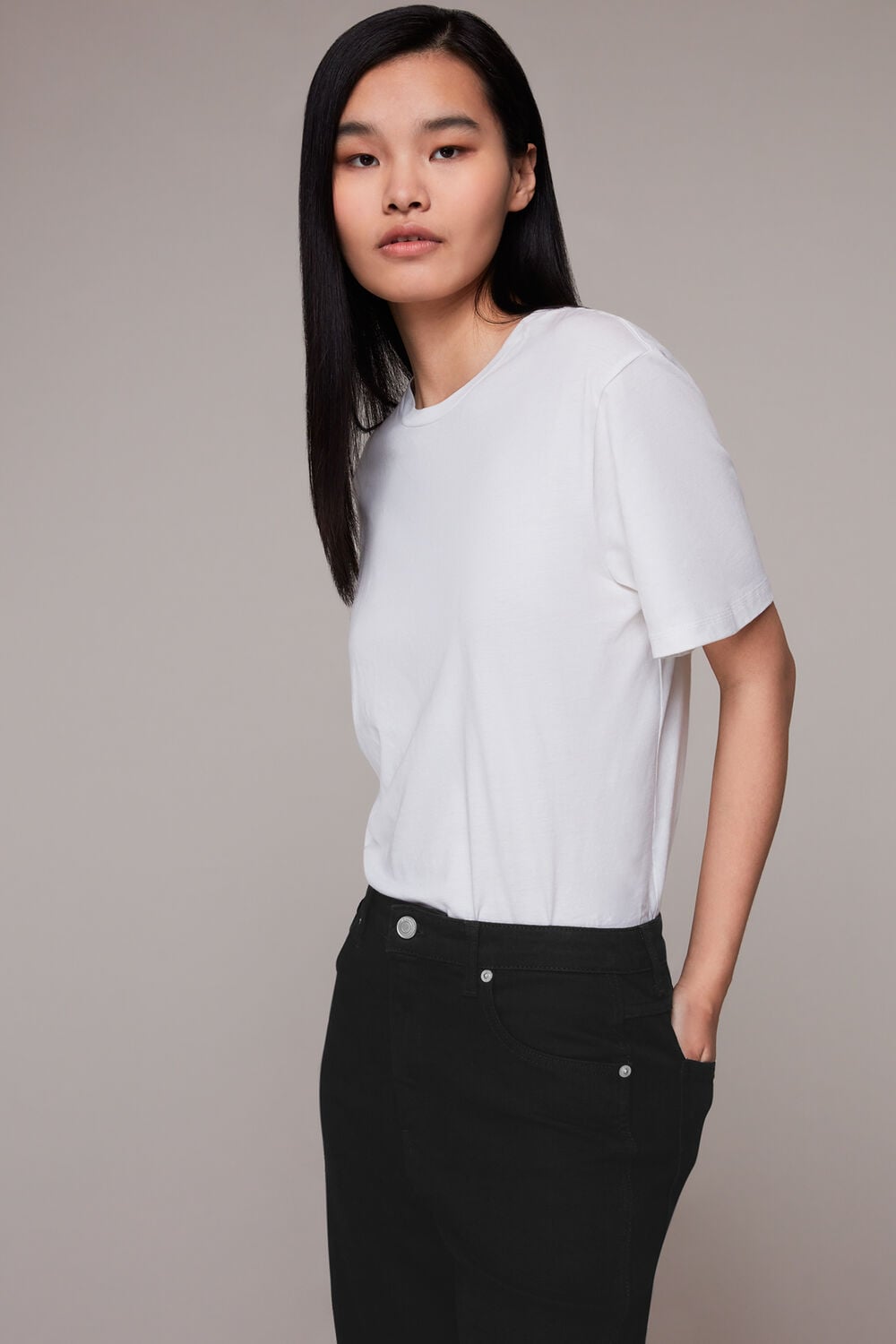 Black Lucy Stretch Flared Jean