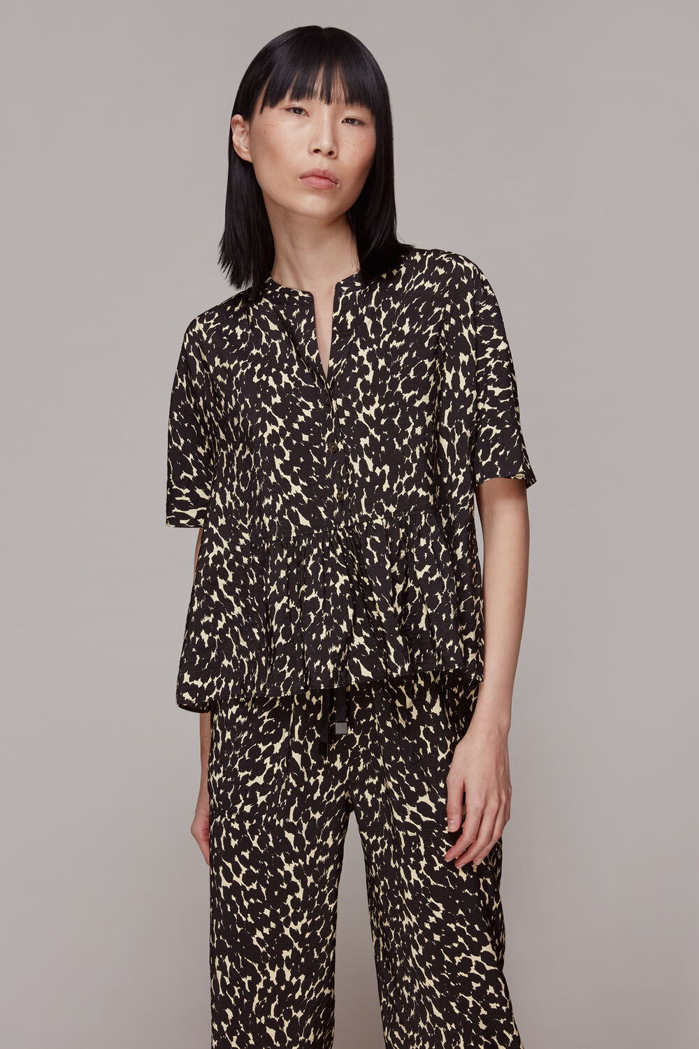 Hannah Sahara Cat Blouse