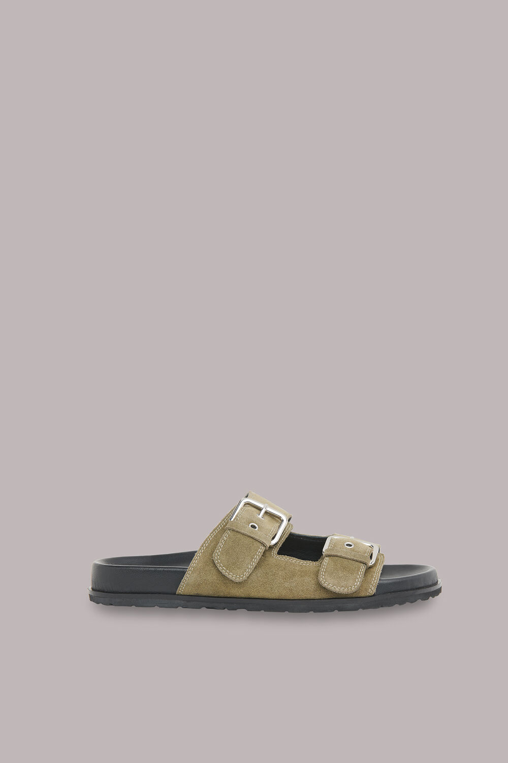 Khaki Bodie Double Buckle Slide