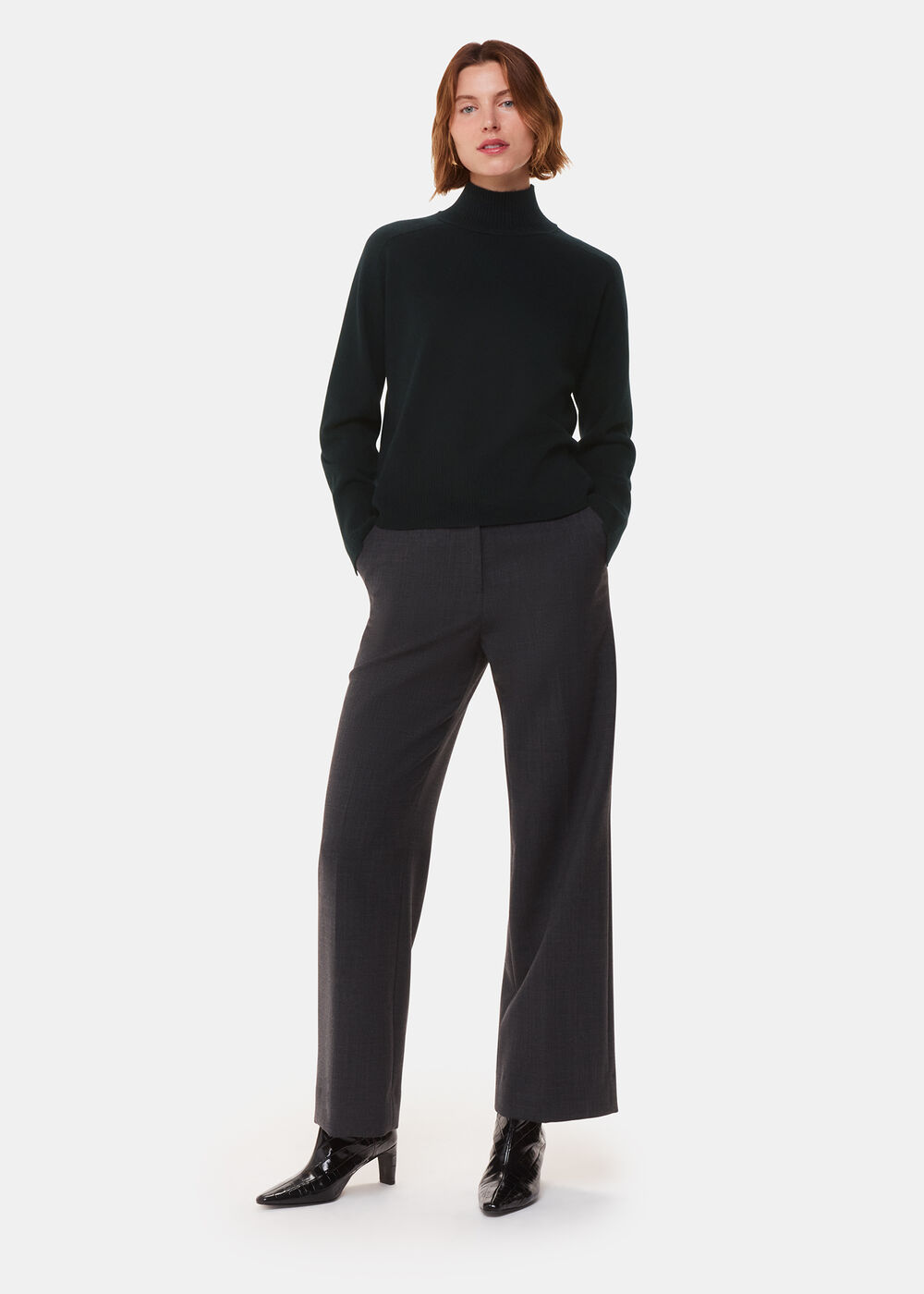 Cashmere Funnel Neck