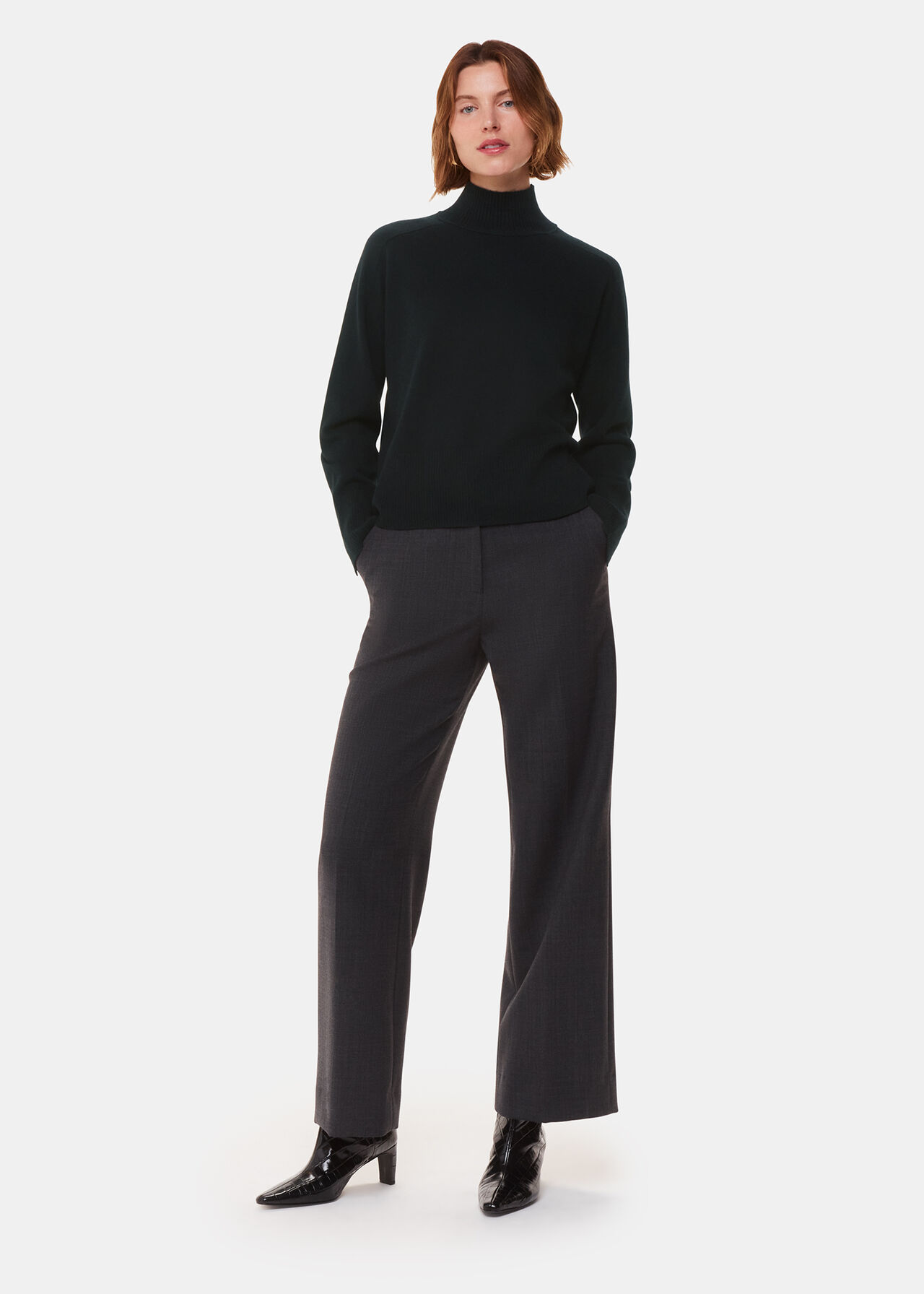 Cashmere Funnel Neck