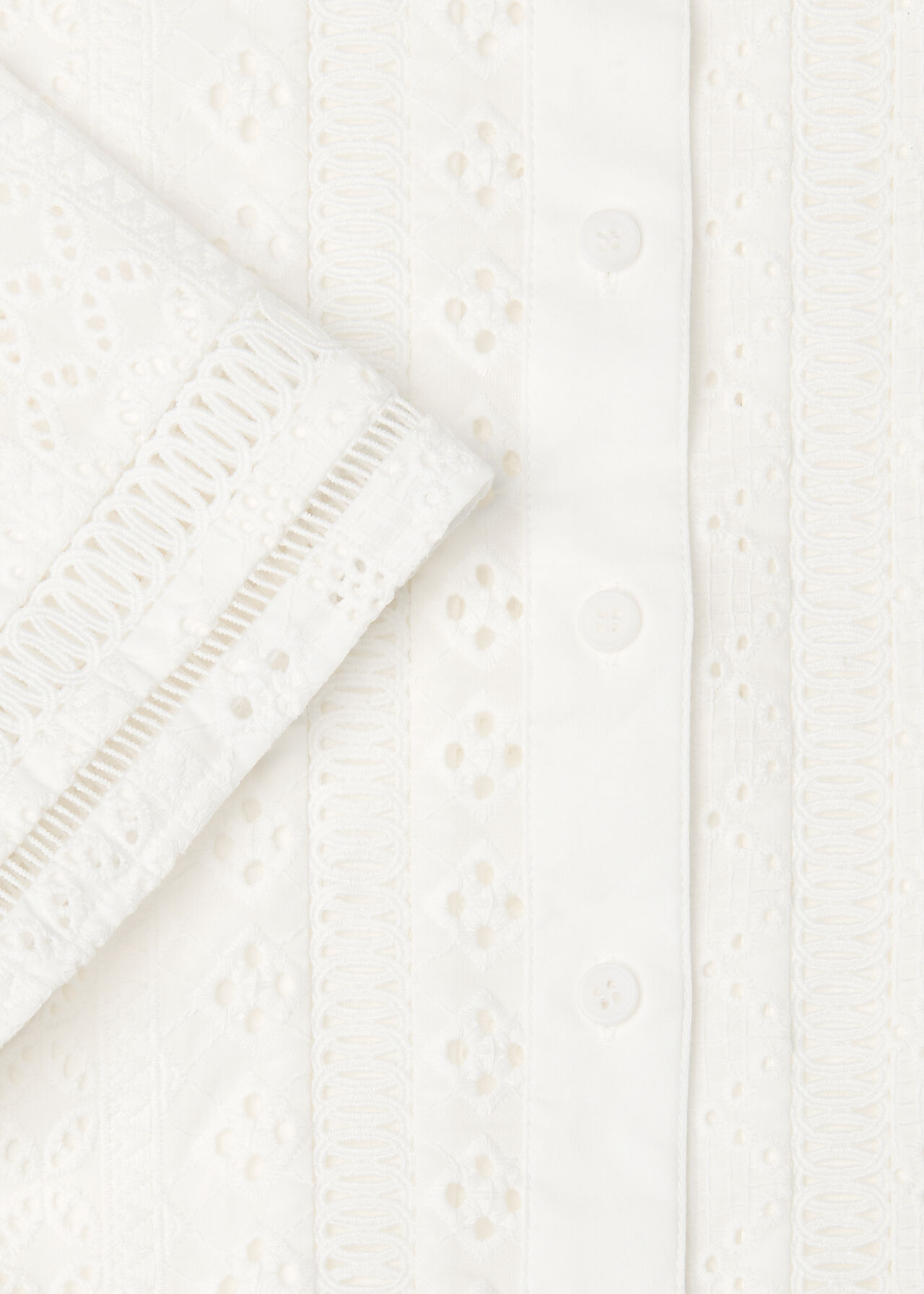 Broderie Cotton Shirt