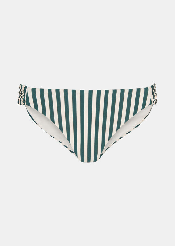 Green Stripe Bikini Bottom