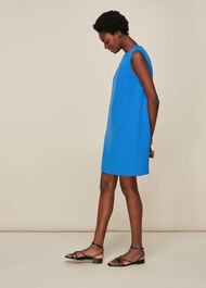 Cocoon Crepe Dress