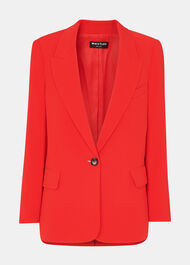 Petite Boyfriend Crepe Blazer