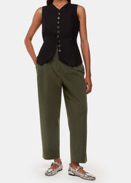 Petite Bethany Barrel Leg Trouser