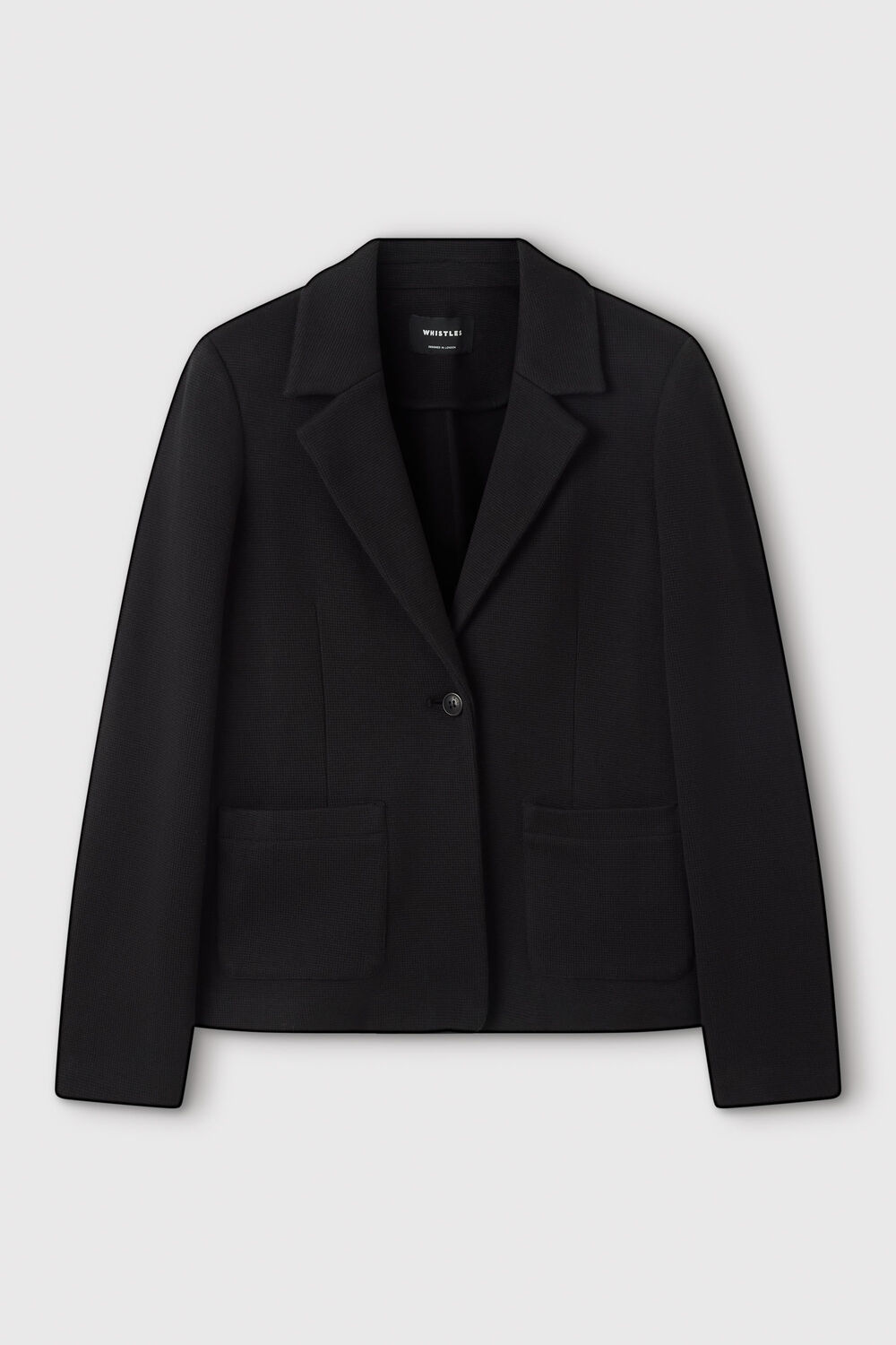 Black Jersey Jacket