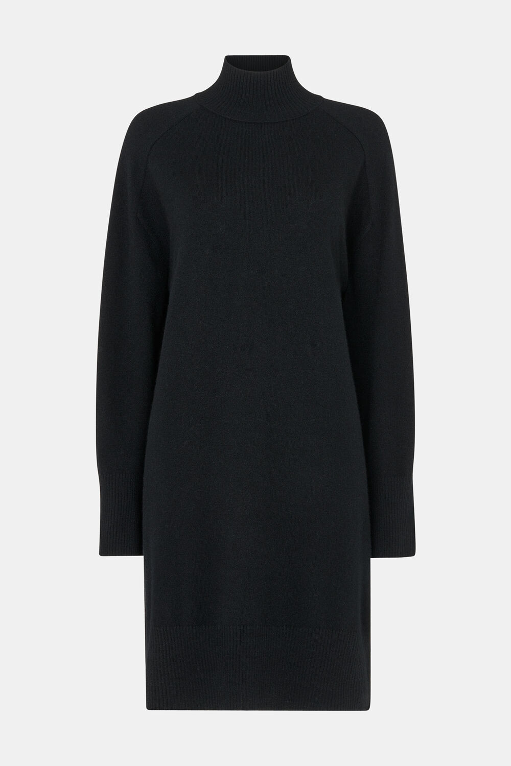 Cashmere Funnel Neck Dress