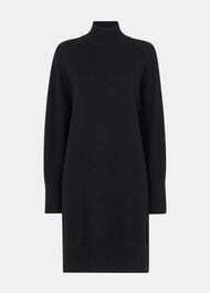 Cashmere Funnel Neck Dress