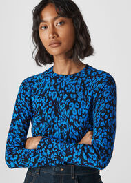 Jungle Cat Crew Neck Knit