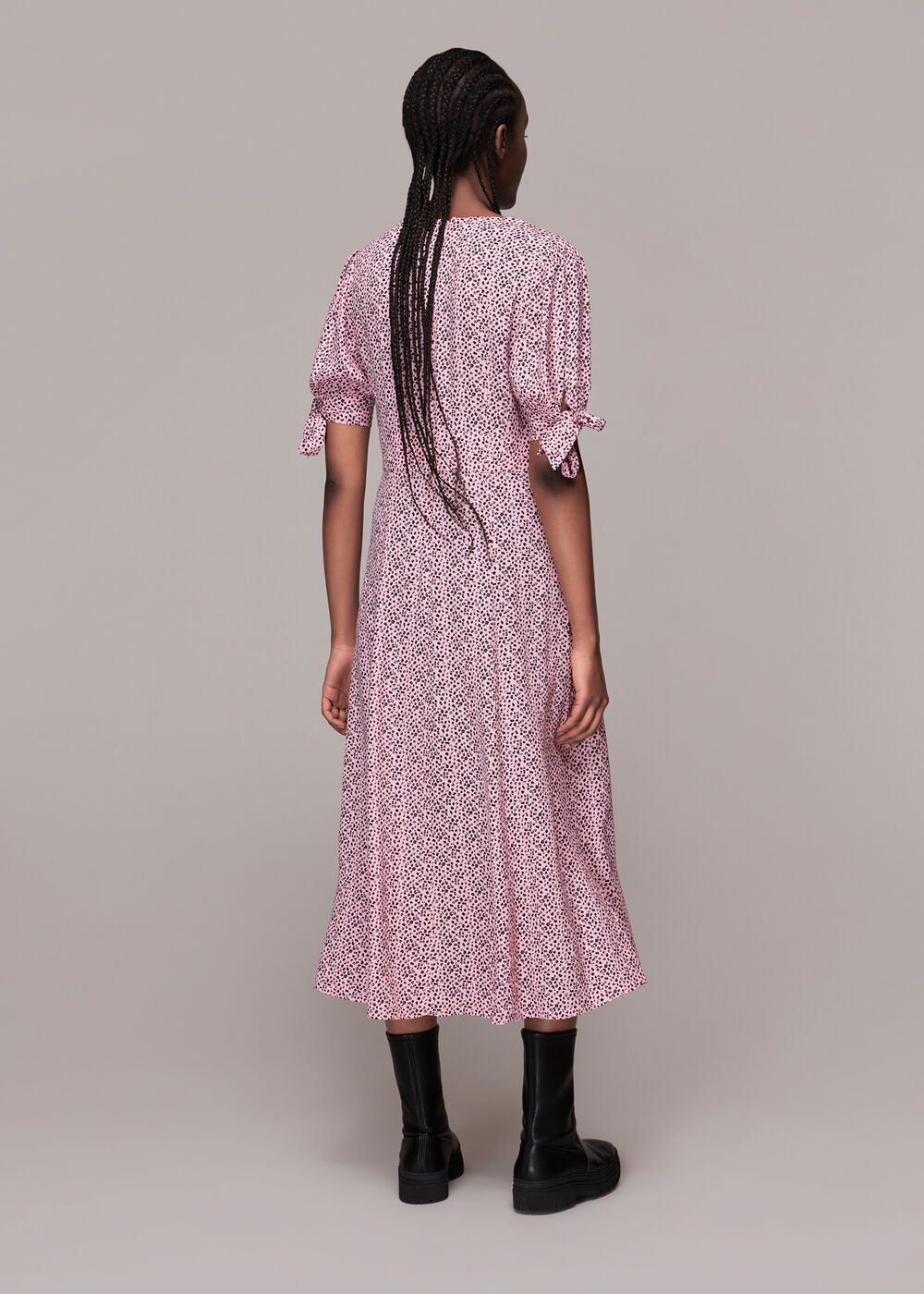 Ink Leopard Print Neave Dress