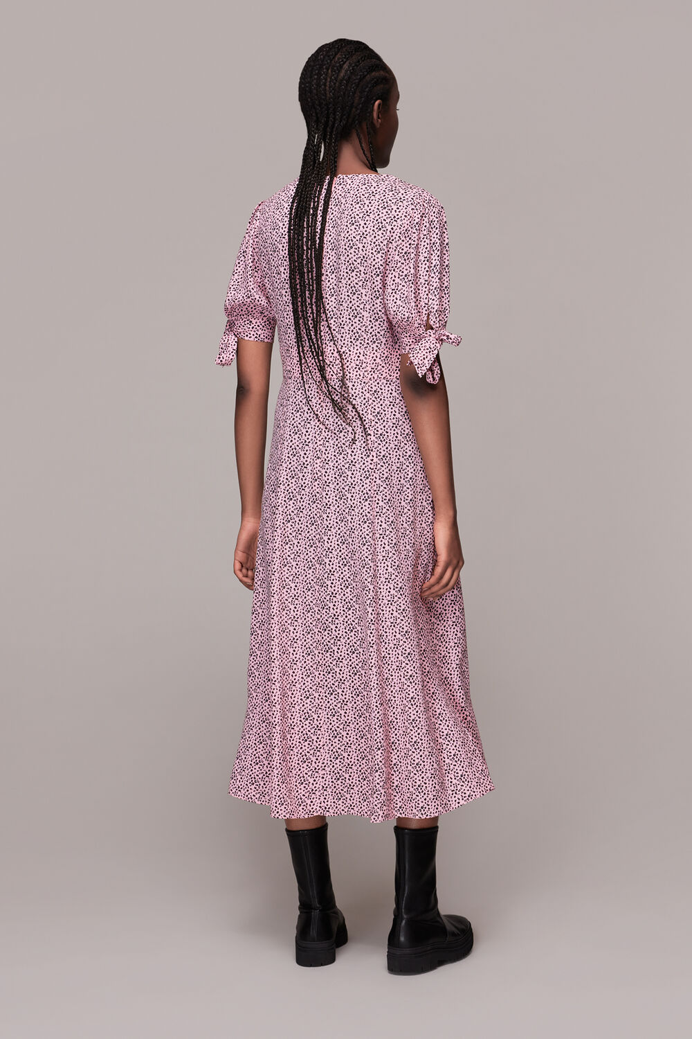 Ink Leopard Print Neave Dress