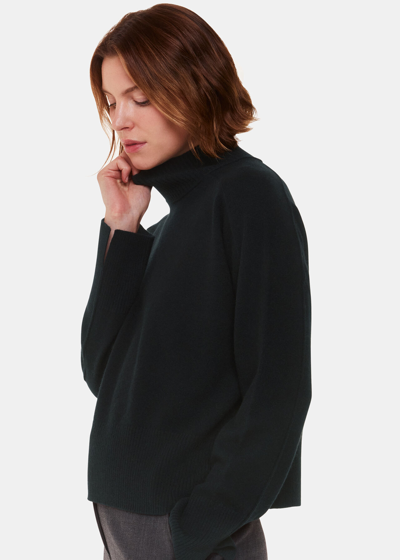 Cashmere Funnel Neck