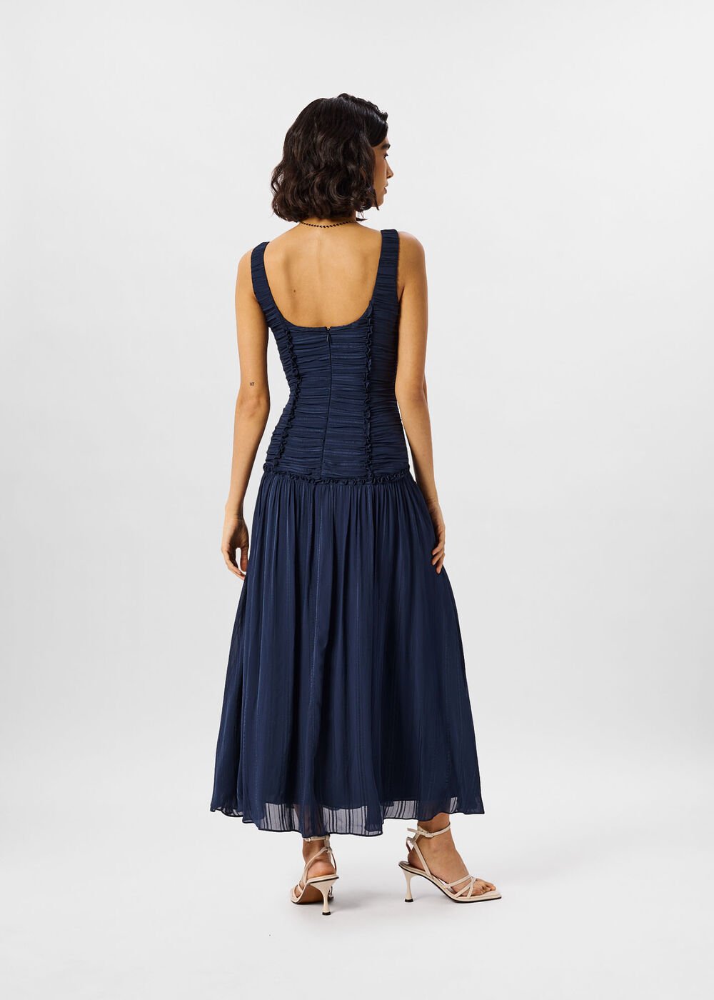 Shirred Bodice Dress