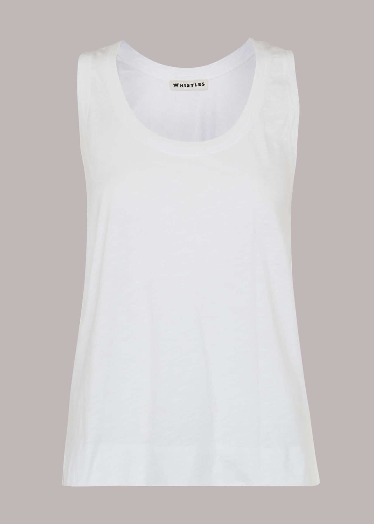 White Easy Basic Vest Top | WHISTLES