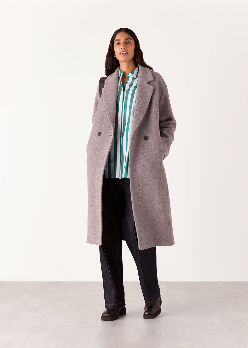 Stripe Oversize Shirt