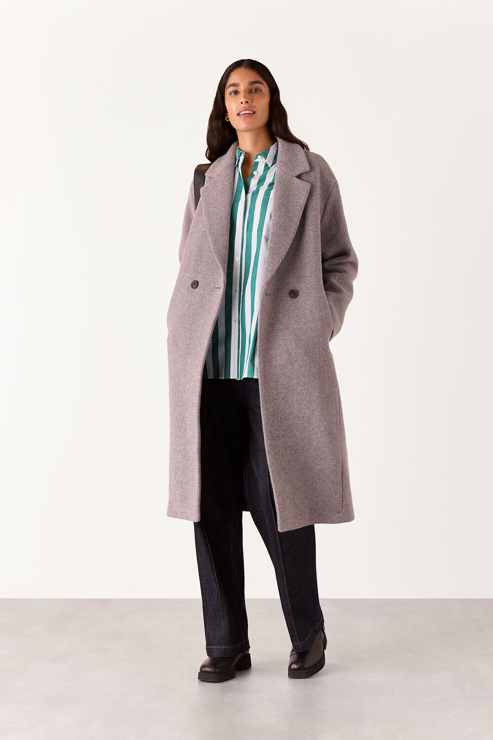 Stripe Oversize Shirt