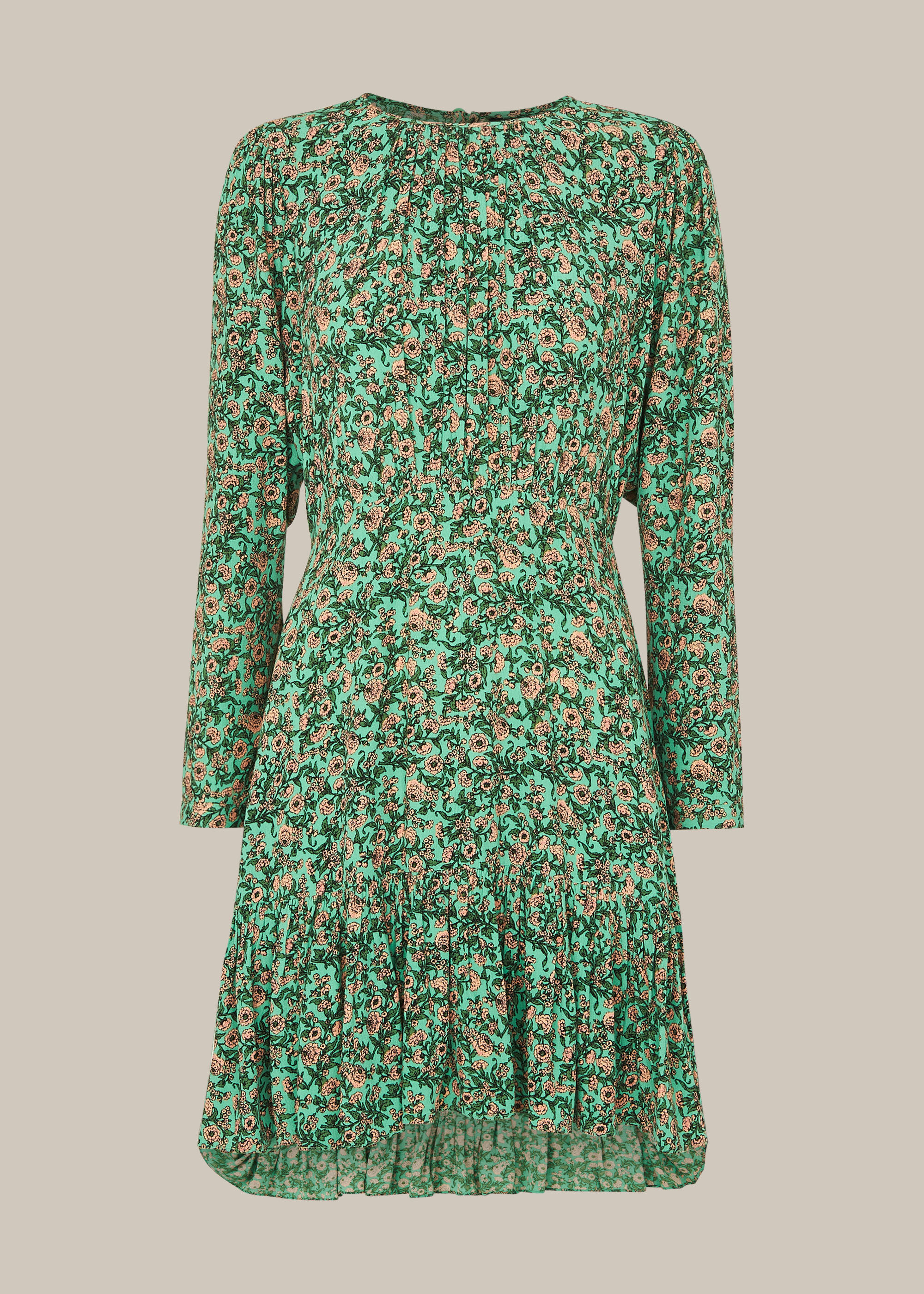 Multicolour Heath Floral Print Dress