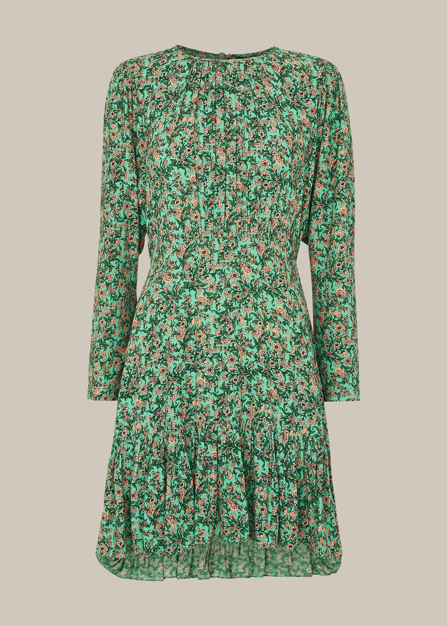 Multicolour Heath Floral Print Dress | WHISTLES
