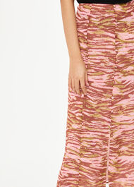 Clouded Tiger Button Skirt